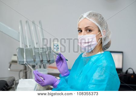 woman dentist