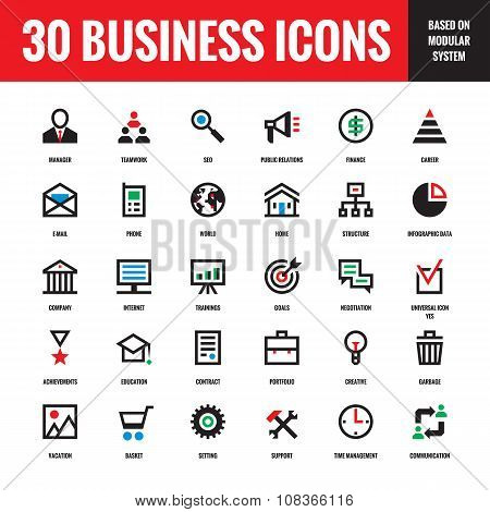 30 business creative vector icons