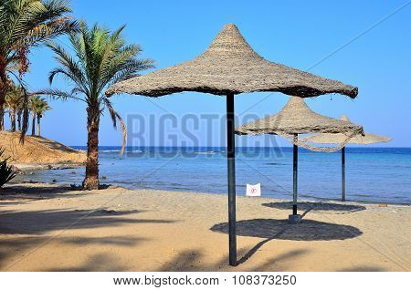 sandy beach in Marsa Alam