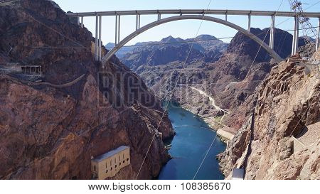 Mike O'Callaghan-Pat Tillman Memorial Bridge at Hoover Dam