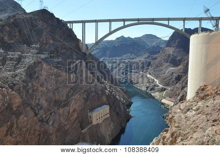 Mike O'Callaghan-Pat Tillman Memorial Bridge at Hoover Dam