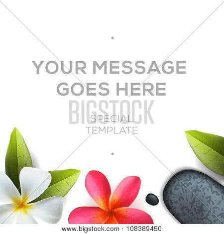 Health and beauty template, spa concept