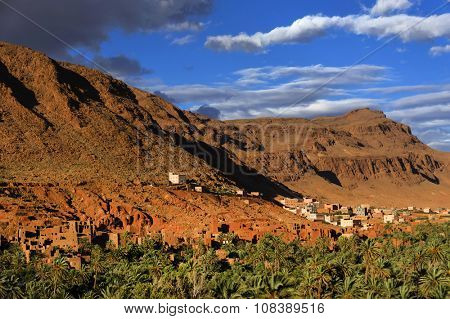 Town and oasis of Tinerhir, Morocco, Africa