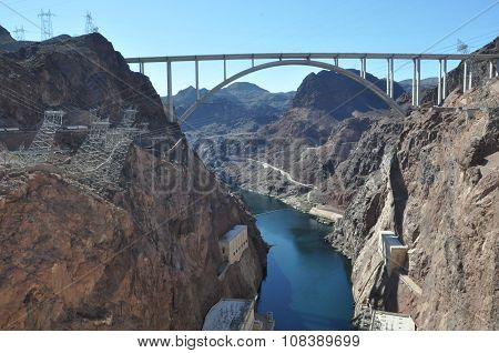 Mike O'Callaghan-Pat Tillman Memorial Bridge at Hoover Dam