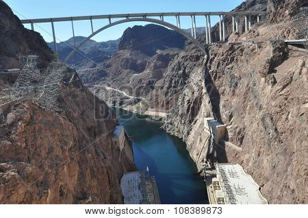 Mike O'Callaghan-Pat Tillman Memorial Bridge at Hoover Dam