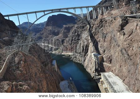 Mike O'Callaghan-Pat Tillman Memorial Bridge at Hoover Dam