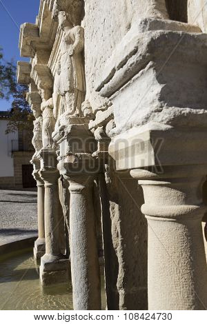 Detail Of Fountain Of Saint Mary, Baeza, Spain