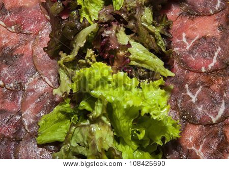 Beef carpaccio