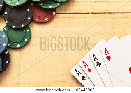 Game on wood