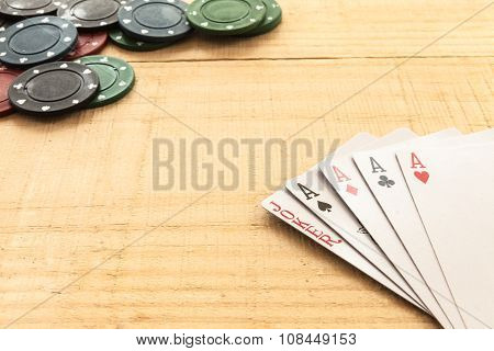 Game on wood