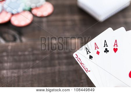 Game on wood