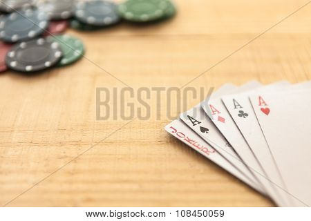 Game on wood