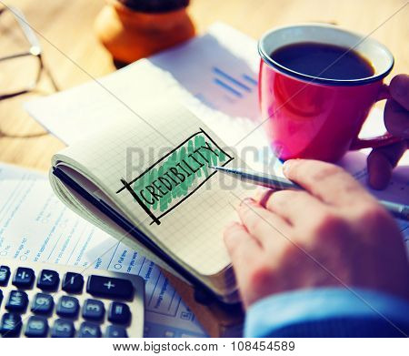 Credibility Partnership Determination Inspiration Concept