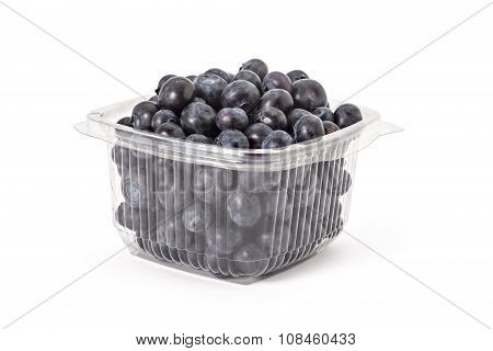 Fresh ripe organic blueberries