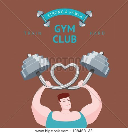 Gym club poster