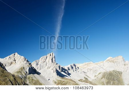 Aiguilles du Ansabere in Lescun Cirque. Aspe Valley, Pyrenees, France.