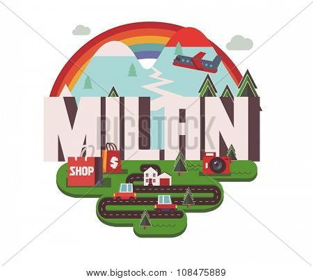 Milan city in italy is a beautiful destination to visit for tourism.