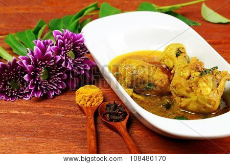 Indian Chicken Chettinad curry