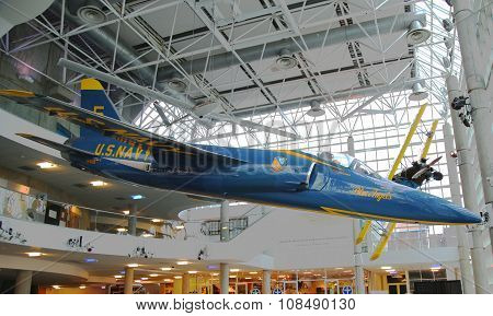 Blue Angels Grumman F-11 Tiger on display