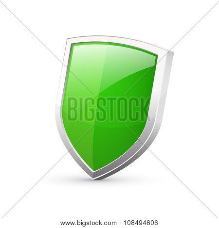 Vector green shield