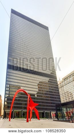 Flamingo Sculpture - Federal Plaza - Chicago