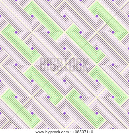Geometric Seamless Pattern Background With Weave Style.