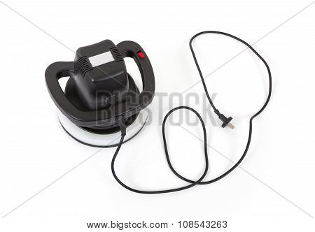 Dirty Car Polishing Machine Isolated