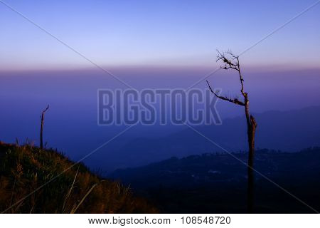 Sunset On The Hill