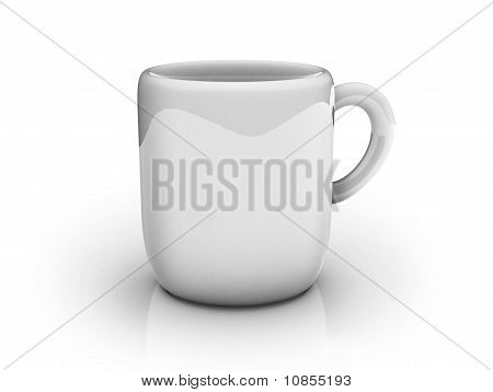 Weiß 3D Mug
