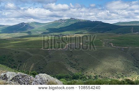 Snake mountain in Spain