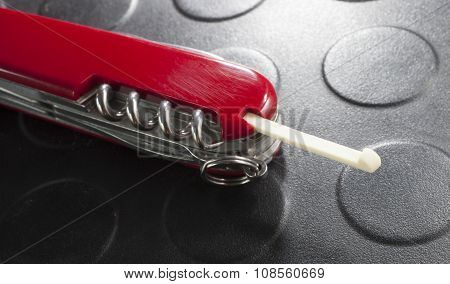 Toothpick In A Knife