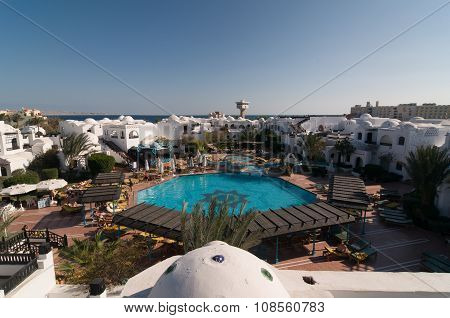 Tourists at Hurghada hotel