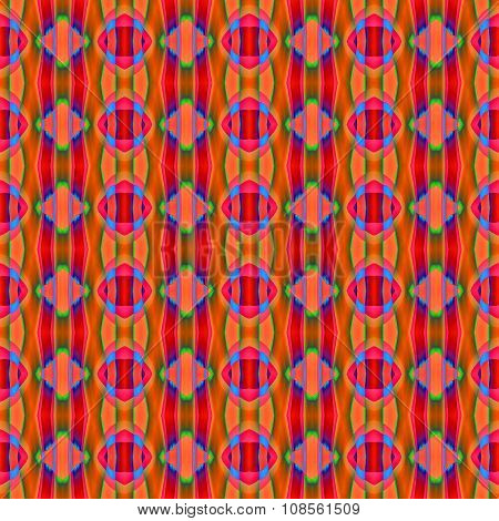 Seamless diamond pattern multicolored