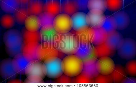 Abstract background of transparent bubbles