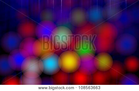 Abstract background of transparent bubbles