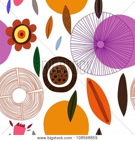Vector Abstract Pattern. Seamless Pattern Can Be Used For Wallpaper, Pattern Fills, Web Page Backgro