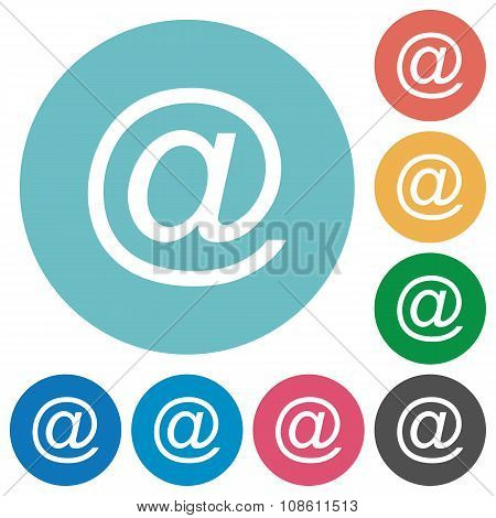 Flat Email Icons