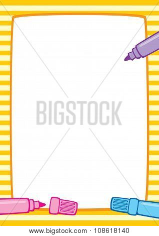 Frame And Markers A3 Stripes