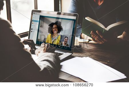 Video Call Facetime Chatting Communication Concept