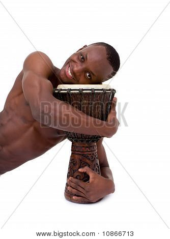 Usmívající se muž s Tomtom