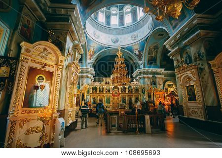 Interior Of Belarussian Orthodox Cathedral of St. Peter and Paul