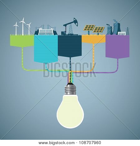 Power generation Infographic