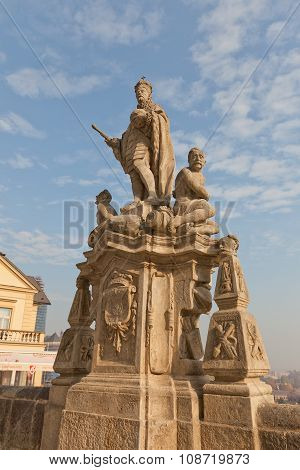 Statue Of Leopold I In Kutna Hora, Czech Republic