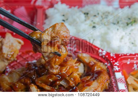 Japan Food Of Grilled Chicken.