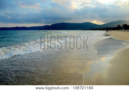 Surf On Yalong Bay, Hainan Island, China, May 2011
