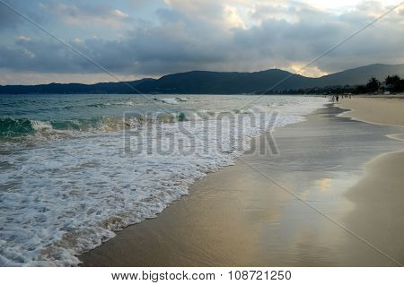 Surf On Yalong Bay, Hainan Island, China, May 2011