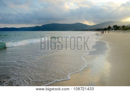 Surf On Yalong Bay, Hainan Island, China, May 2011