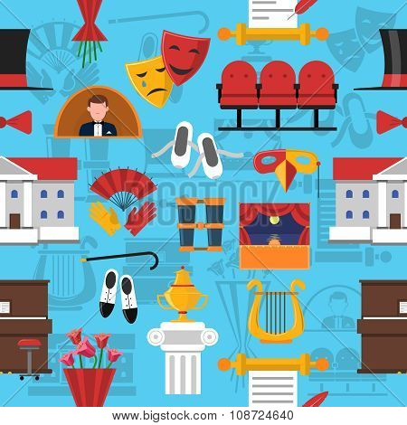 Theatre Seamless Pattern