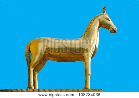 Golden Horse Statue