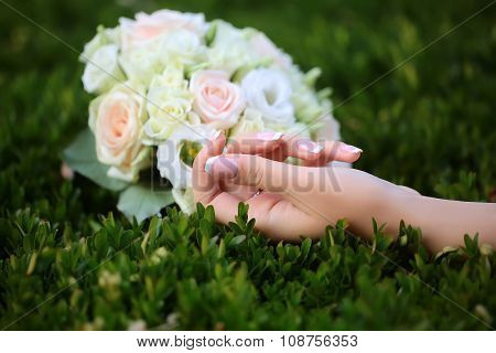 Wedding Bouquet Outdoor